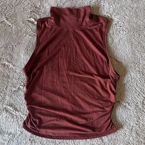 Lululemon Athletica Burgundy Sleeveless Top